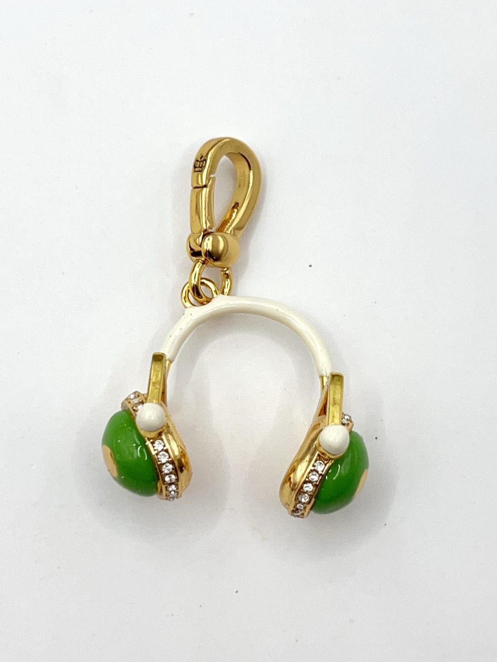 Juicy Couture green headphone charm